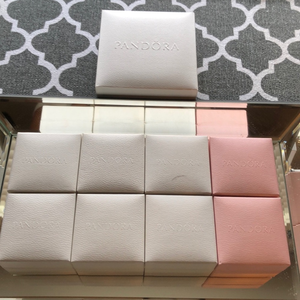 Pandora charm and bracelet boxes